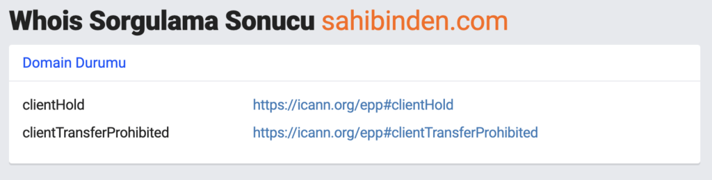 Sahibinden.com ClientHold Statüsü